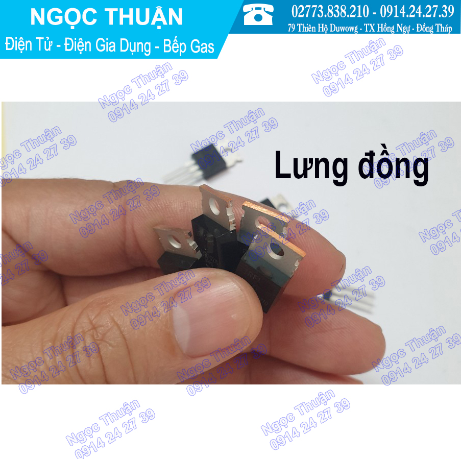 mosfet IRF Z44 KÊNH N  49A 55V ( Loại tốt , lưng đồng , mới 100% )