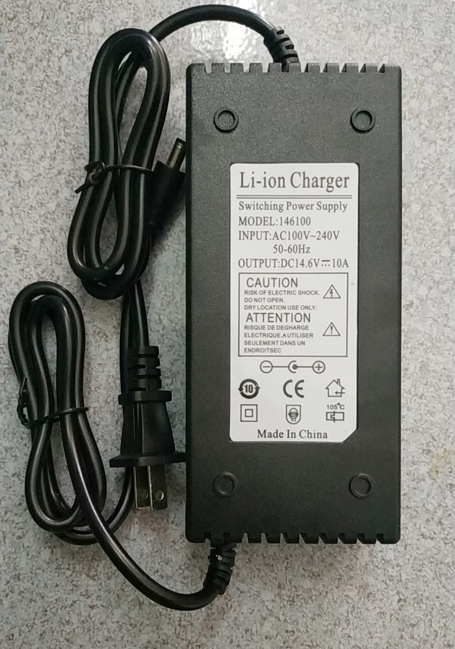 Sạc Pin iron photphase Lithium 14,6v 10A 5A