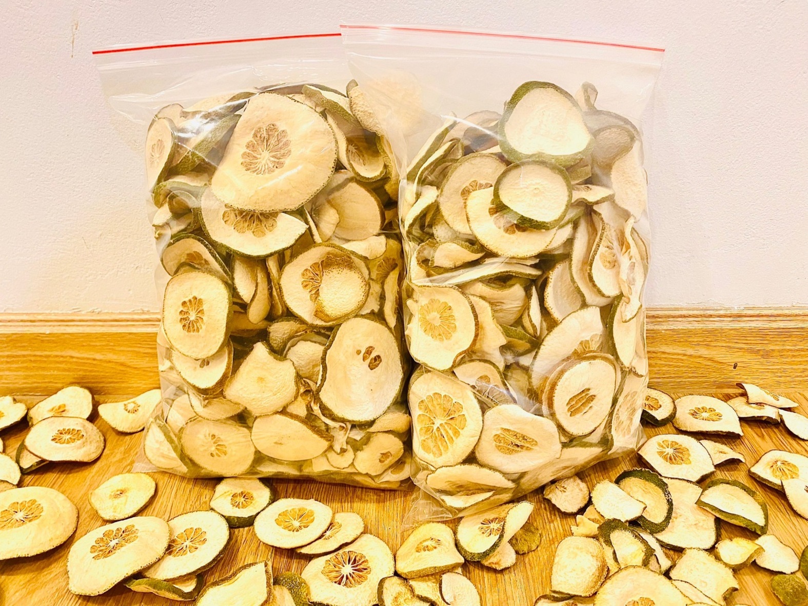 1Kg Bưởi non thái lát sấy khô