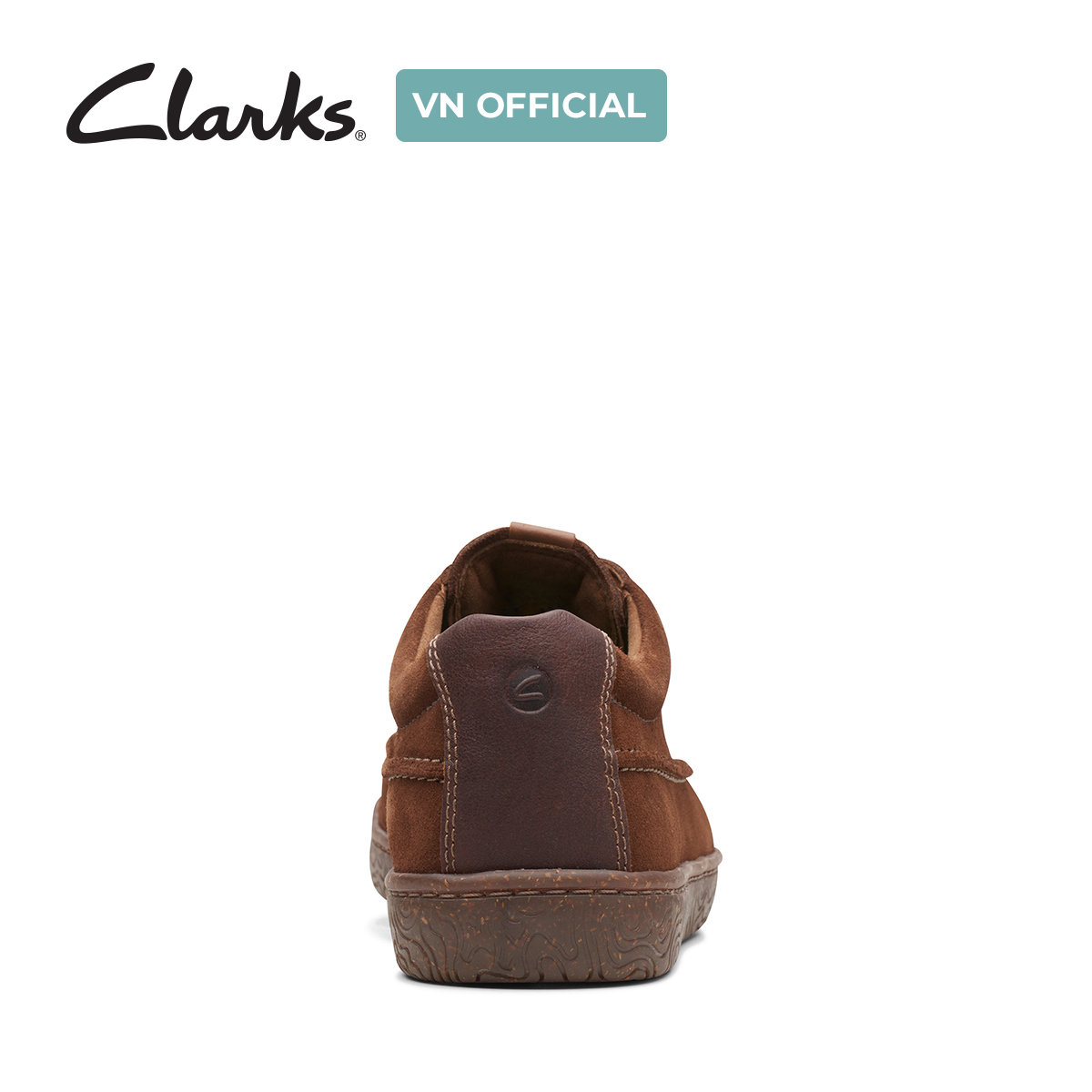 Giày Buộc Dây Da Lộn Nam Clarks - Hodson Moc