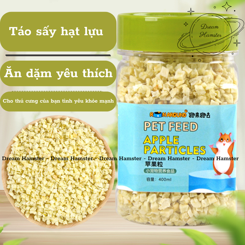 Táo sấy cho hamster (Runaround) - hủ 400ml