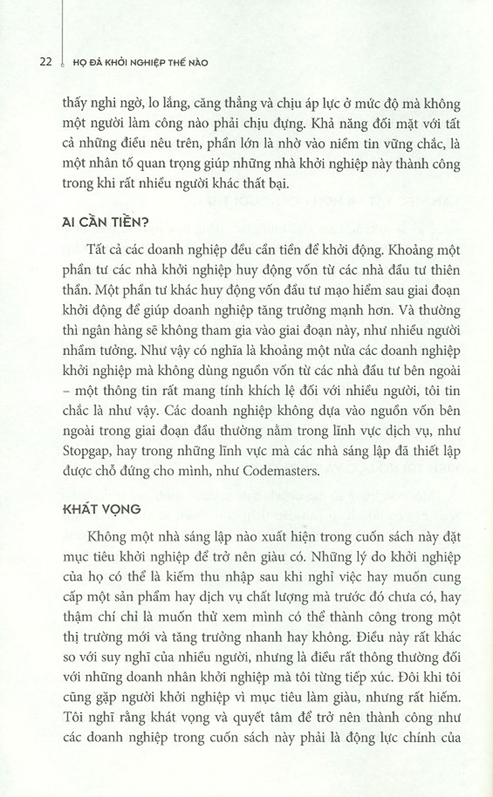 Họ Đã Khởi Nghiệp Thế Nào?
