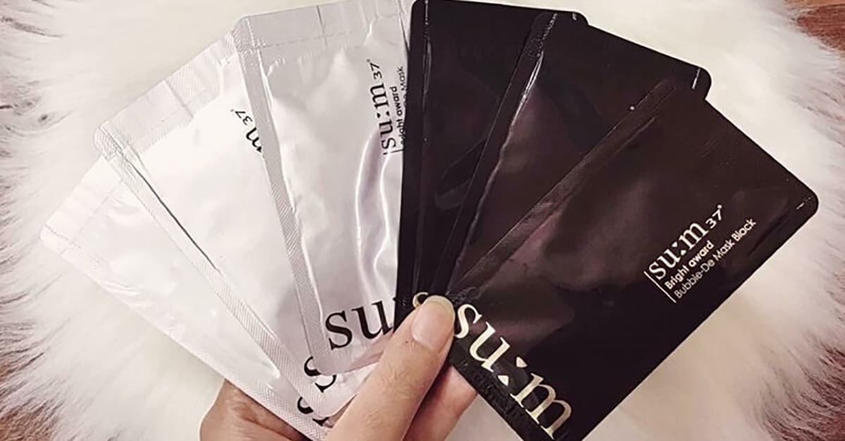 COMBO 5 Mặt Nạ Sủi Bọt Thải Độc Sum