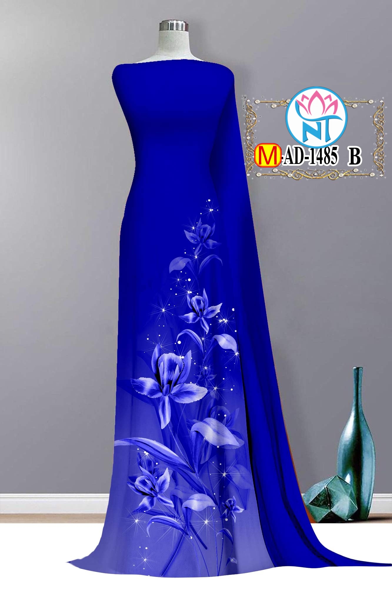 [HCM]Vải áo dài 3D - M 1485