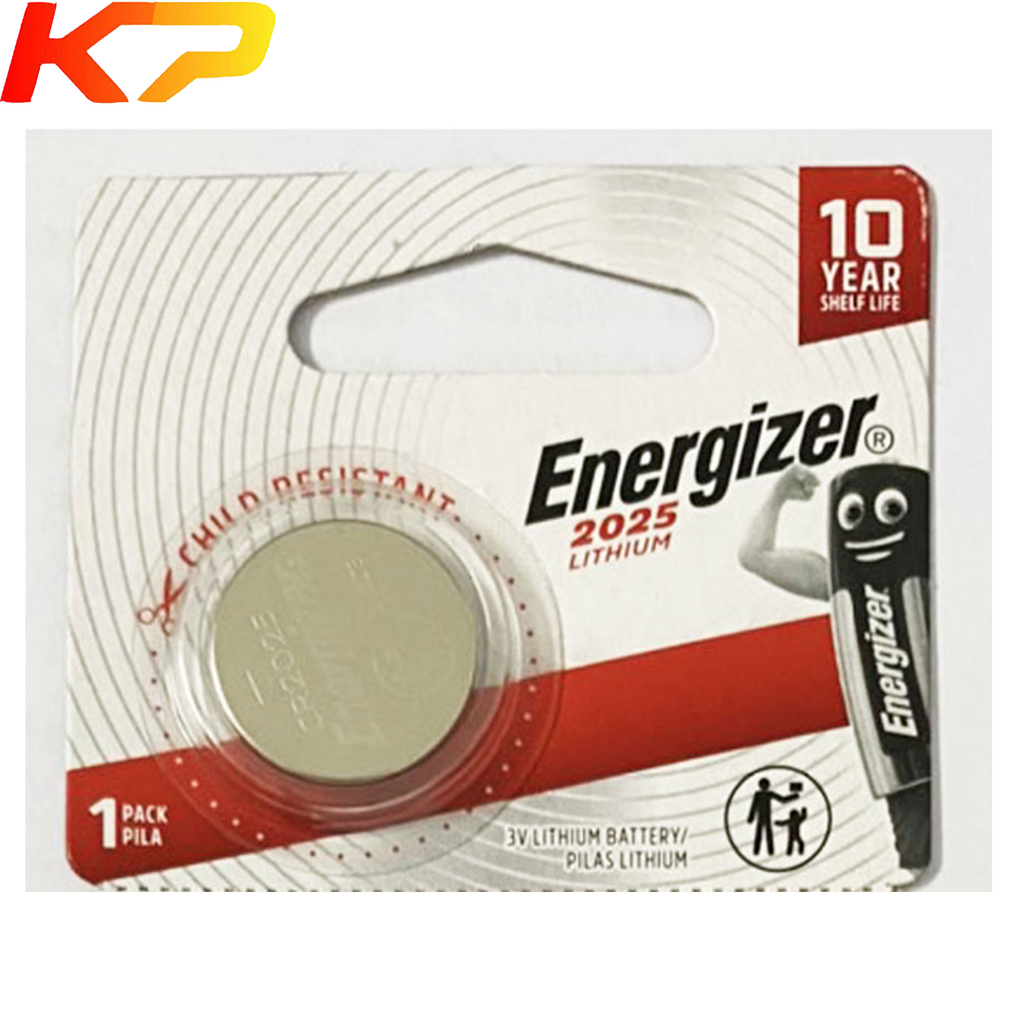 Pin cr2025 energizer lithium 3v