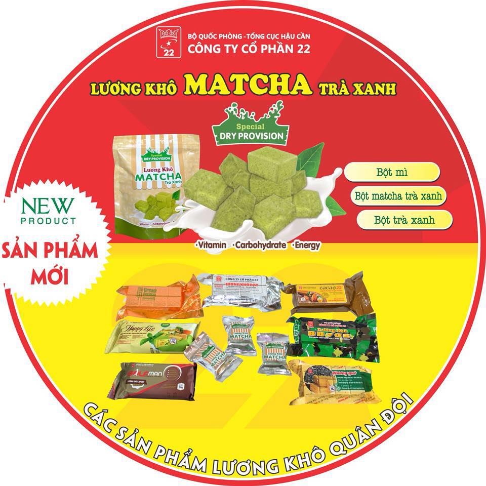 Lương khô vị trà xanh