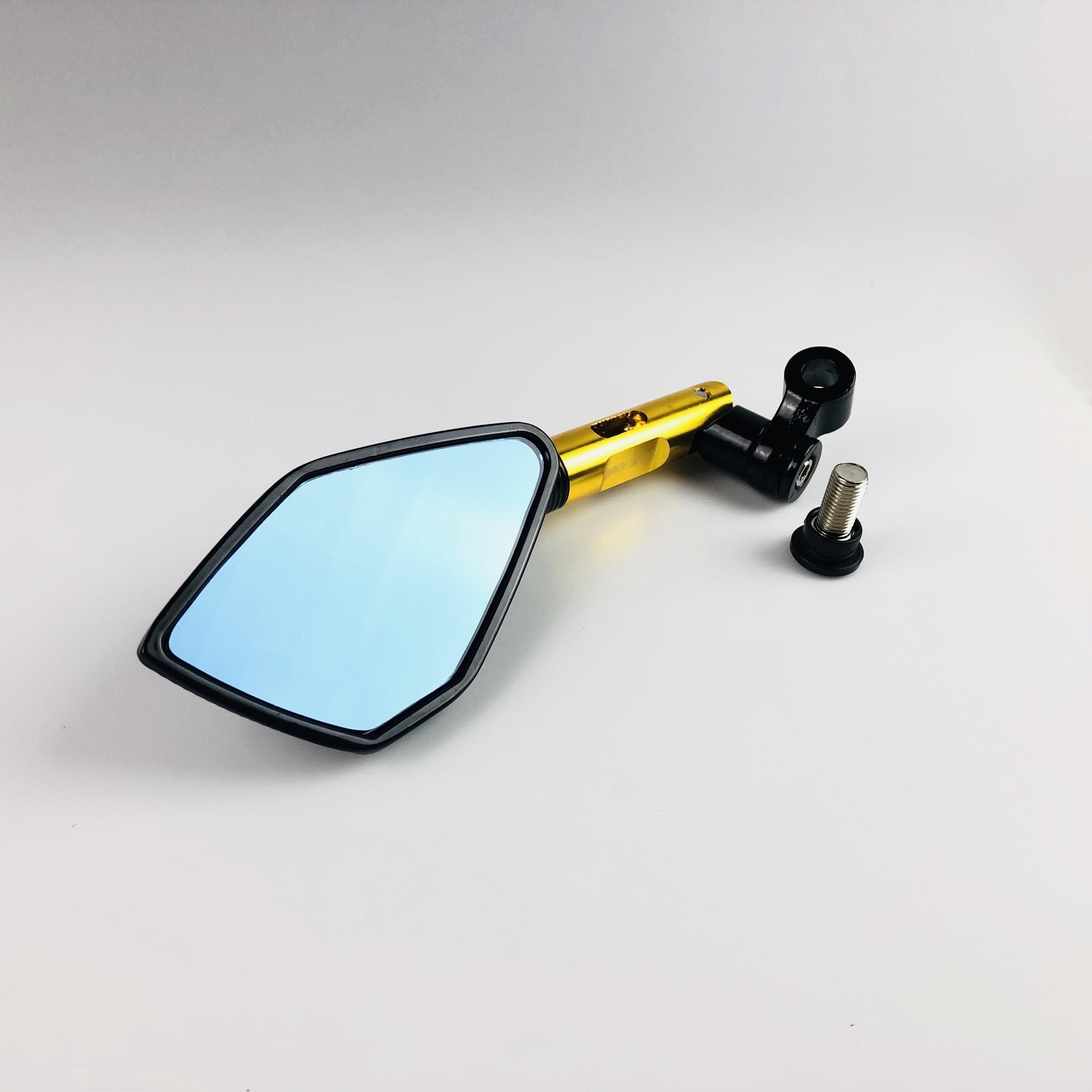 [HCM]Gương xe máy  kiếng chiếu hậu RIZ0MA nhập khẩu cao cấp dùng cho xe SH Vario Exciter...và các loại xe khác bên trái màu vàng gold