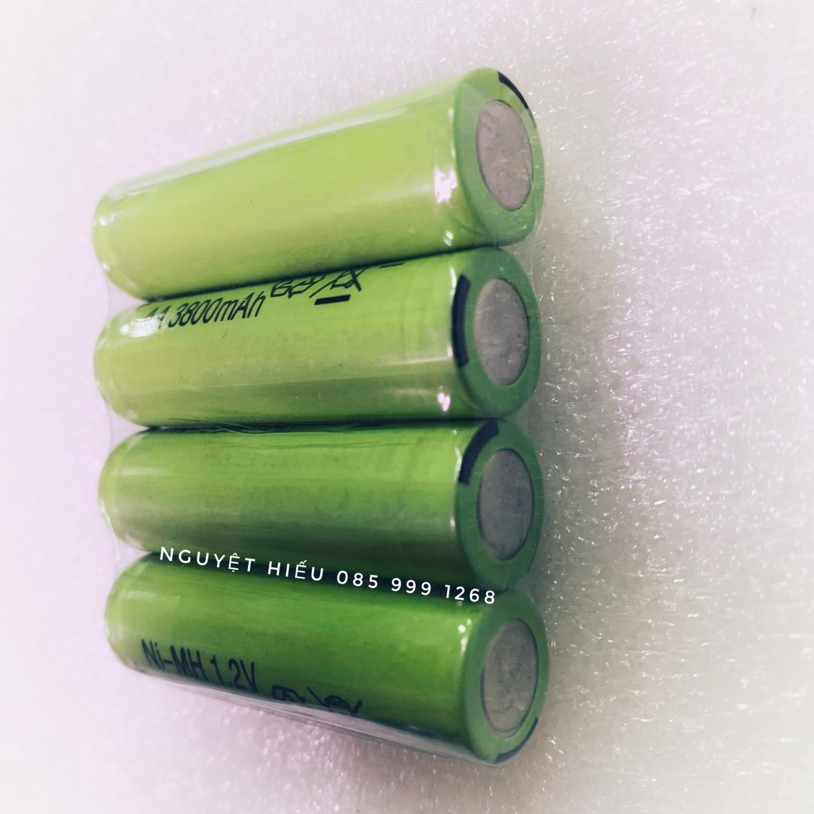 Pin cell vỉ 4 viên AA NiMH 1.2V 3800mAh