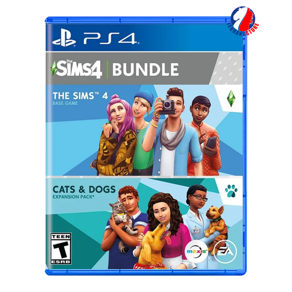 The sims 4 with cats and dogs expansion pack bundle | ps4 | random region
