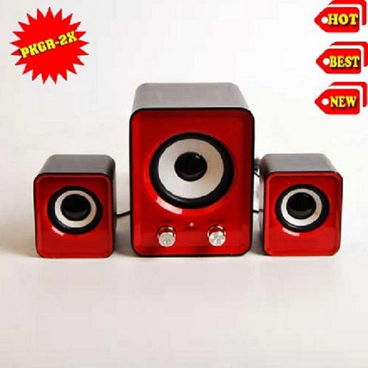 TRỢ GIÁ Bộ Loa Máy Tính Mini 202 Để Bàn Cao Cấp Âm Thanh Siêu Trầm Hỗ Trợ USB 2.0