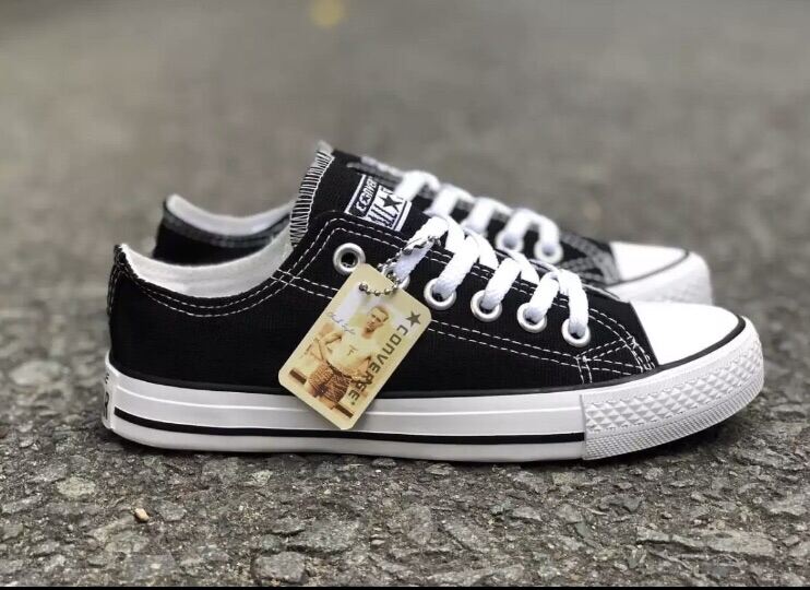 Giày convers đen trắng thấp cổ nam ,nữ, giày thể thao converse thấp cổ đen trắng nam ,nữ, giày sneaker converse đen trắng thấp cổ nam ,nữ full size,ảnh và video thật.