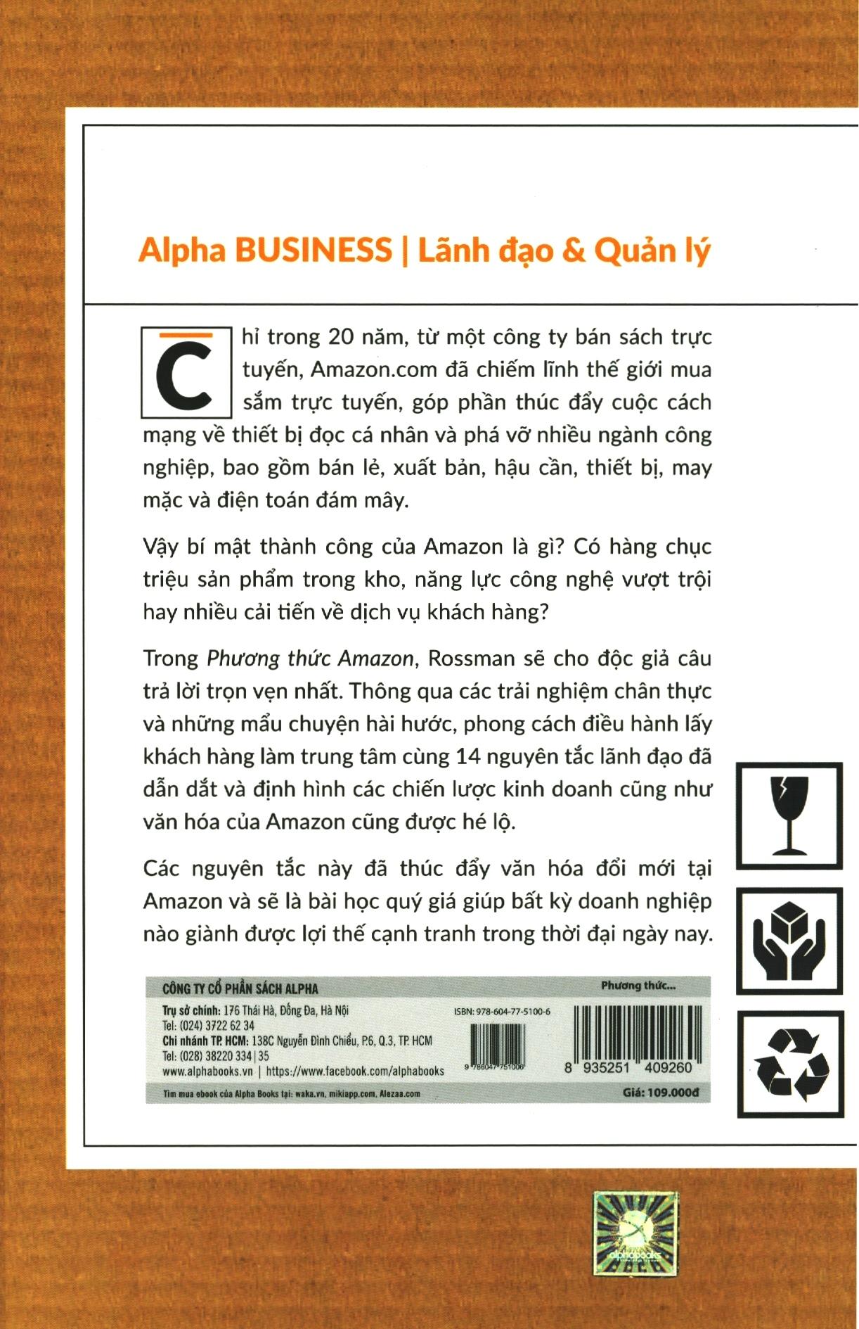 Sách - Phương thức Amazon
