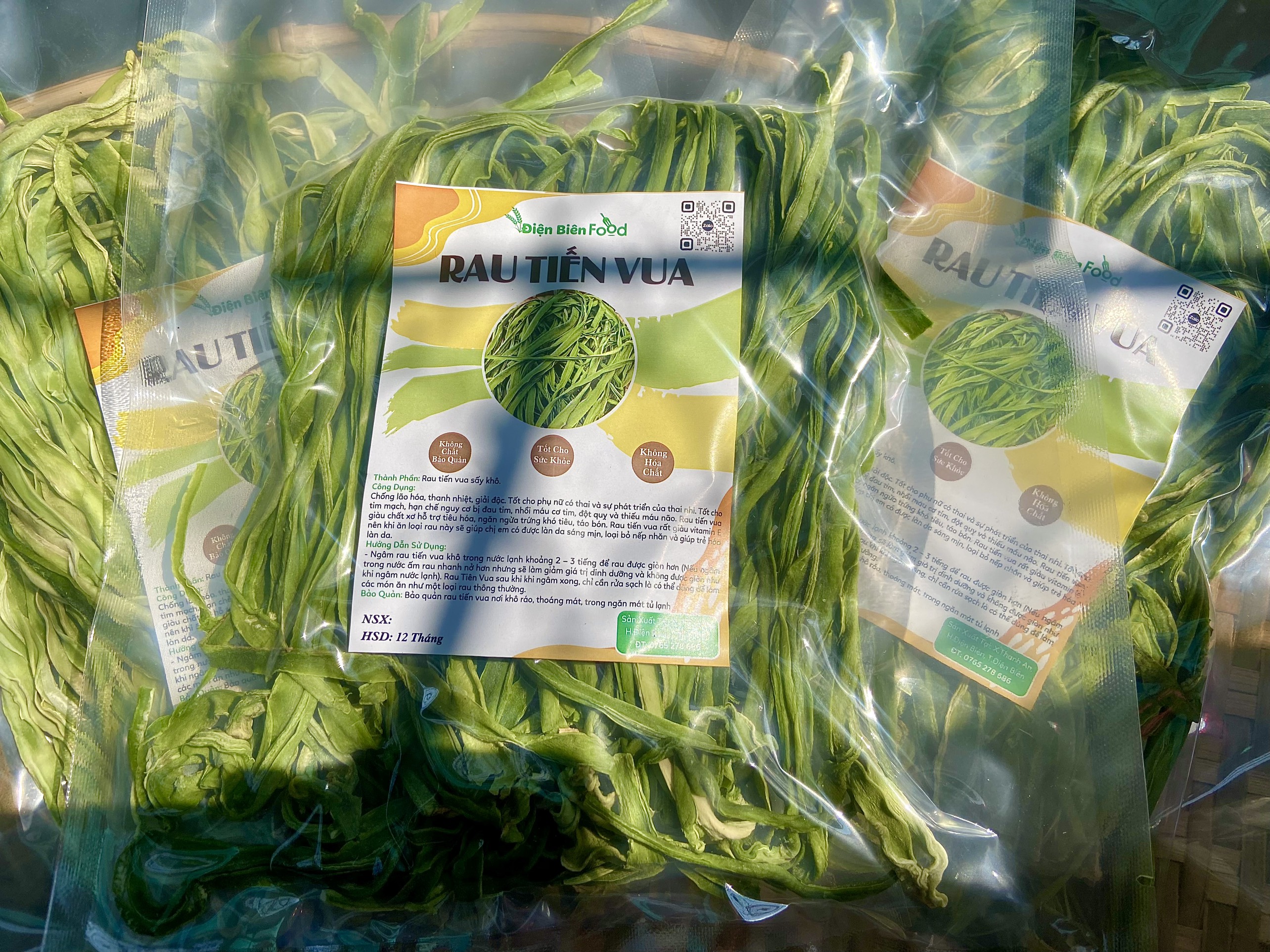 rau tiến vua khô 500g