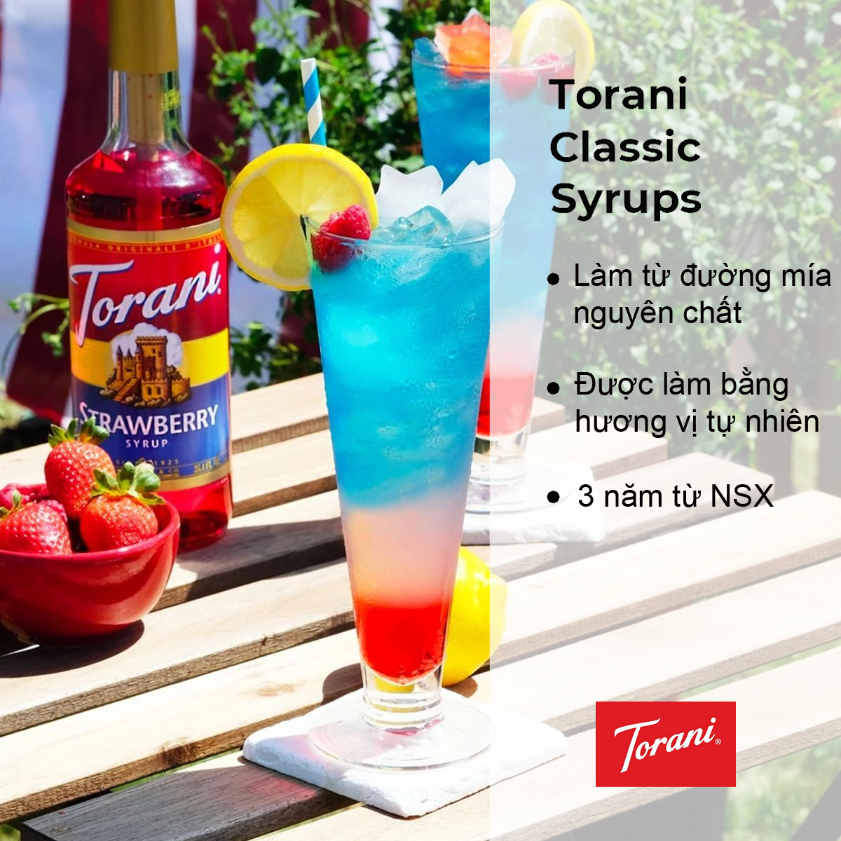 Torani Classic Strawberry Syrup 750ml