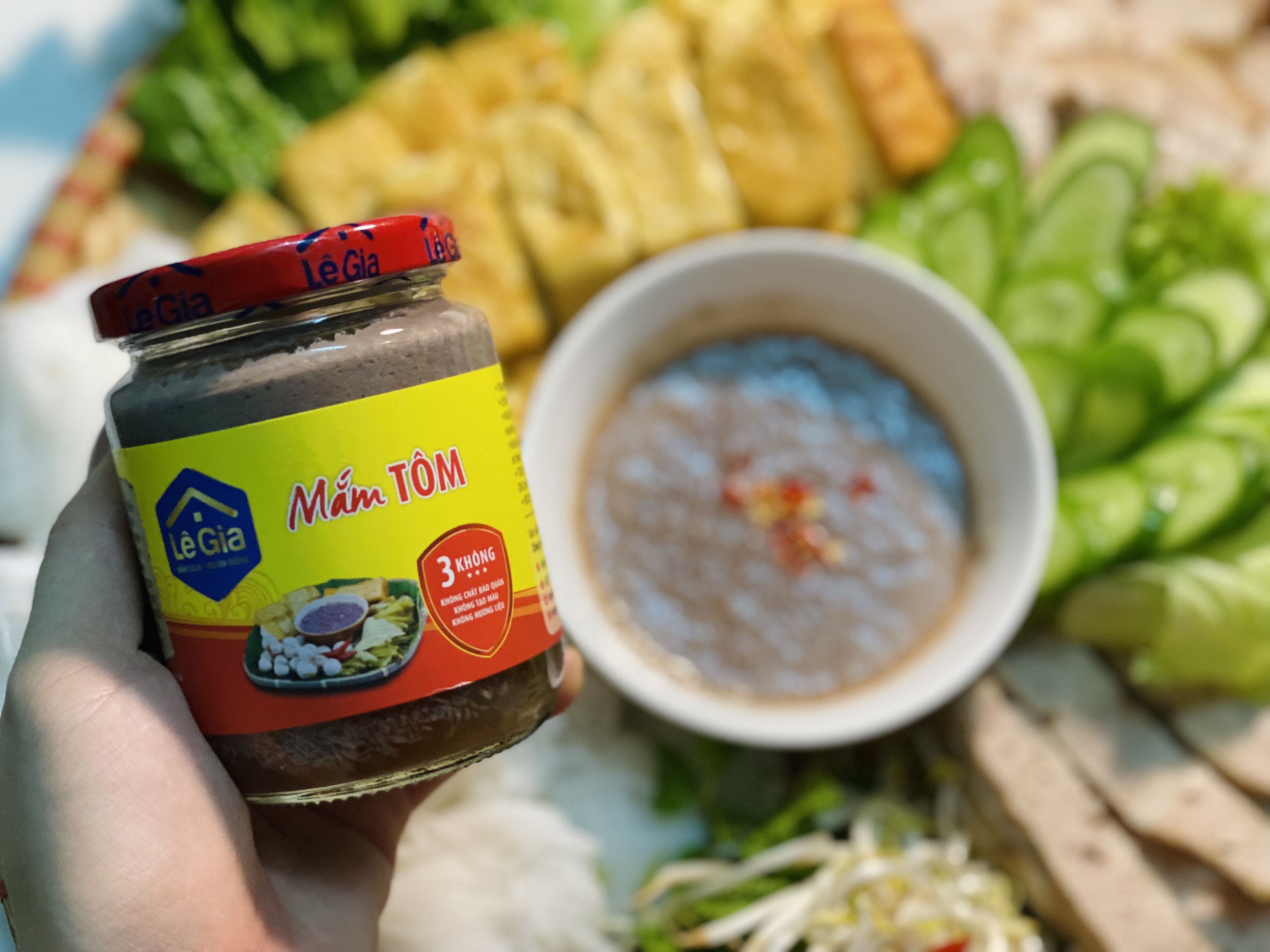 Mắm tôm  Lê Gia can 2L