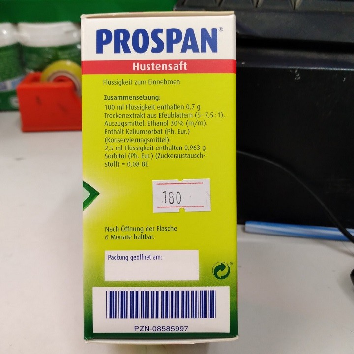 Siro ho PROSPAN ĐỨC 100ML