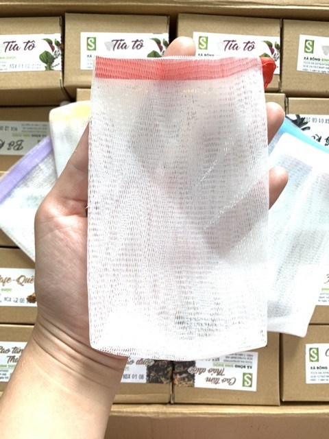 [HCM]Túi lưới tạo bọt đựng xà phòng