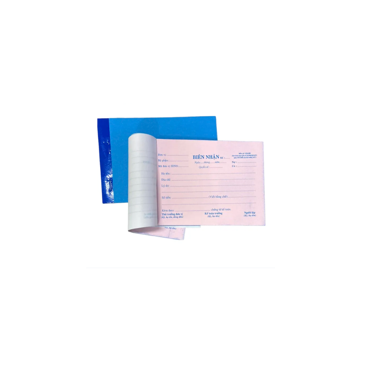 BIÊN NHẬN 2 LIÊN KHỔ 9X13CM  (LỐC 10 QUYỂN)