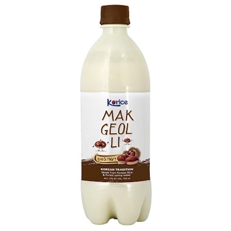 Nước gạo Makgeolli Hạt Dẻ 750ml