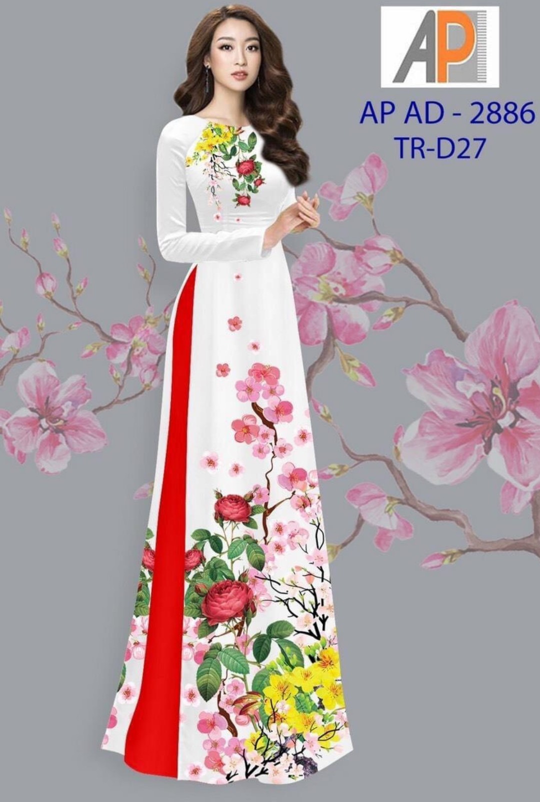 Áo dài in 3D đủ màu sắc, dễ lựa chọn cho nhiều độ tuổi khác nhau – Áo Dài Đan Linh