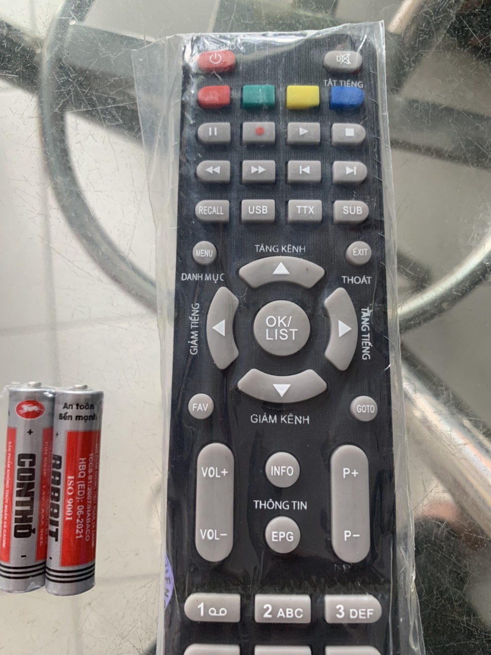 [HCM]REMOTE ĐIỀU KHIỂN Đầu kỹ thuật số DVB T2 Top T2