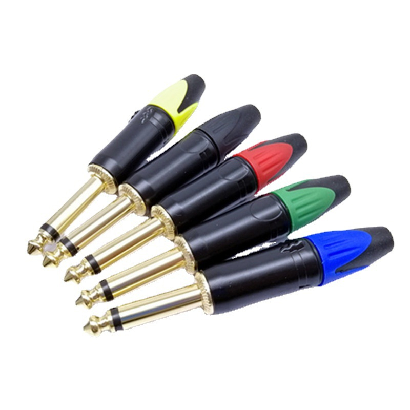 Giắc MICRO đực 6.5mm Mono đầu mạ vàng # âm thanh