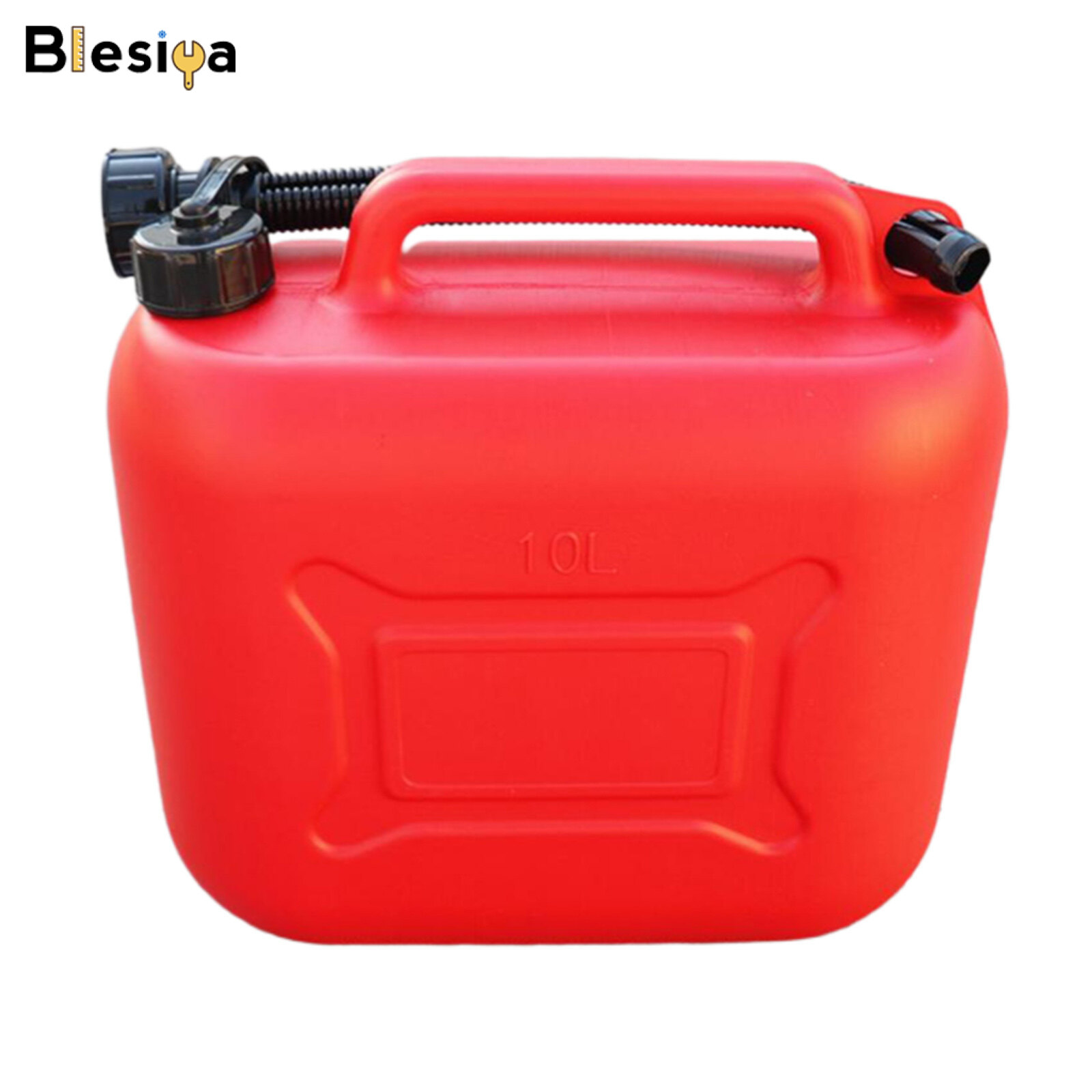 Blesiya 5L/10L Fuel Tank Petrol Storage Can Container Motorcycle Back up Fuel Tank 10L