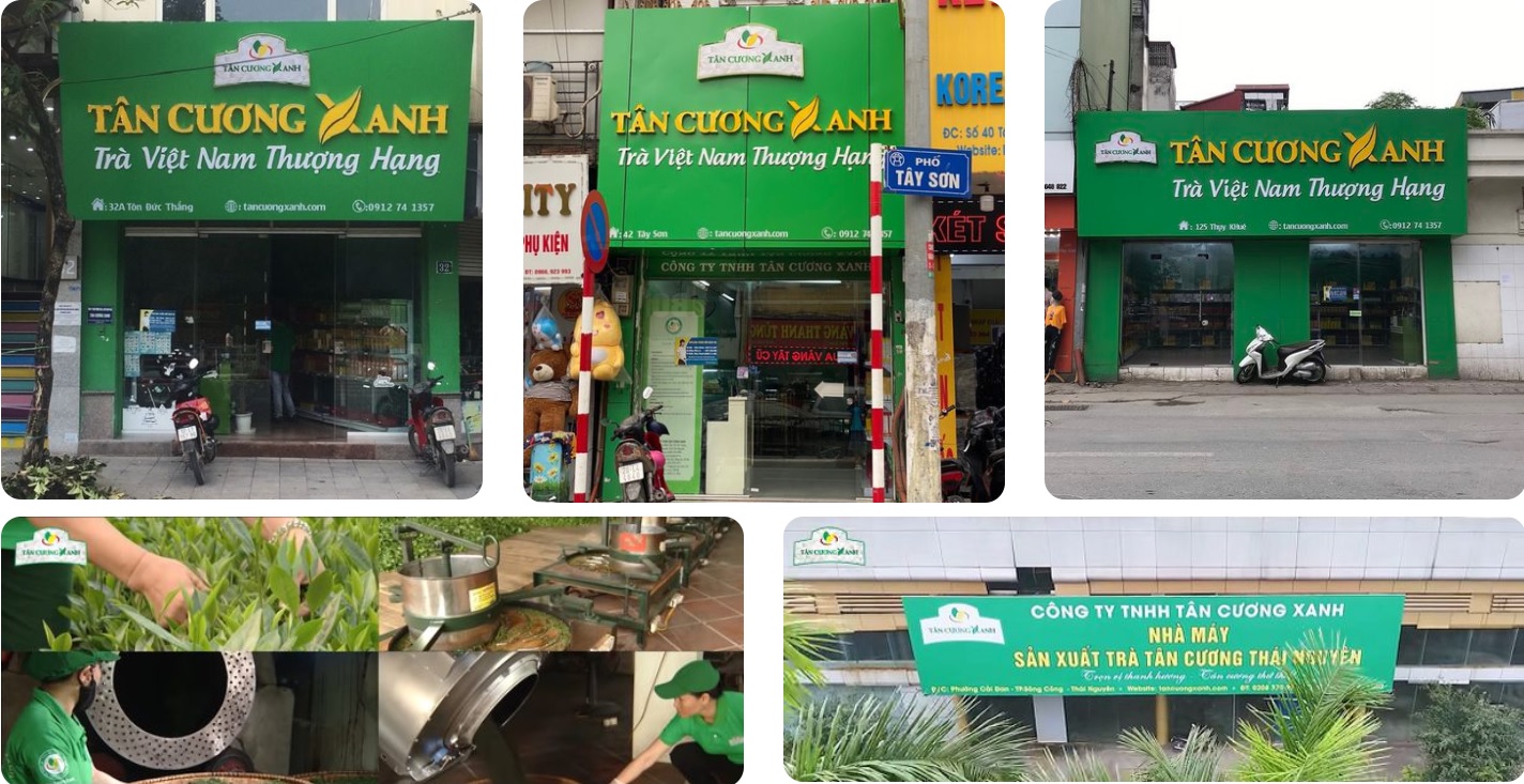Bột Trà Xanh 100gr TÂN CƯƠNG XANH