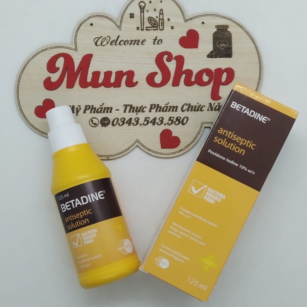 Dung Dịch Sát Khuẩn Betadine Antiseptic 10%