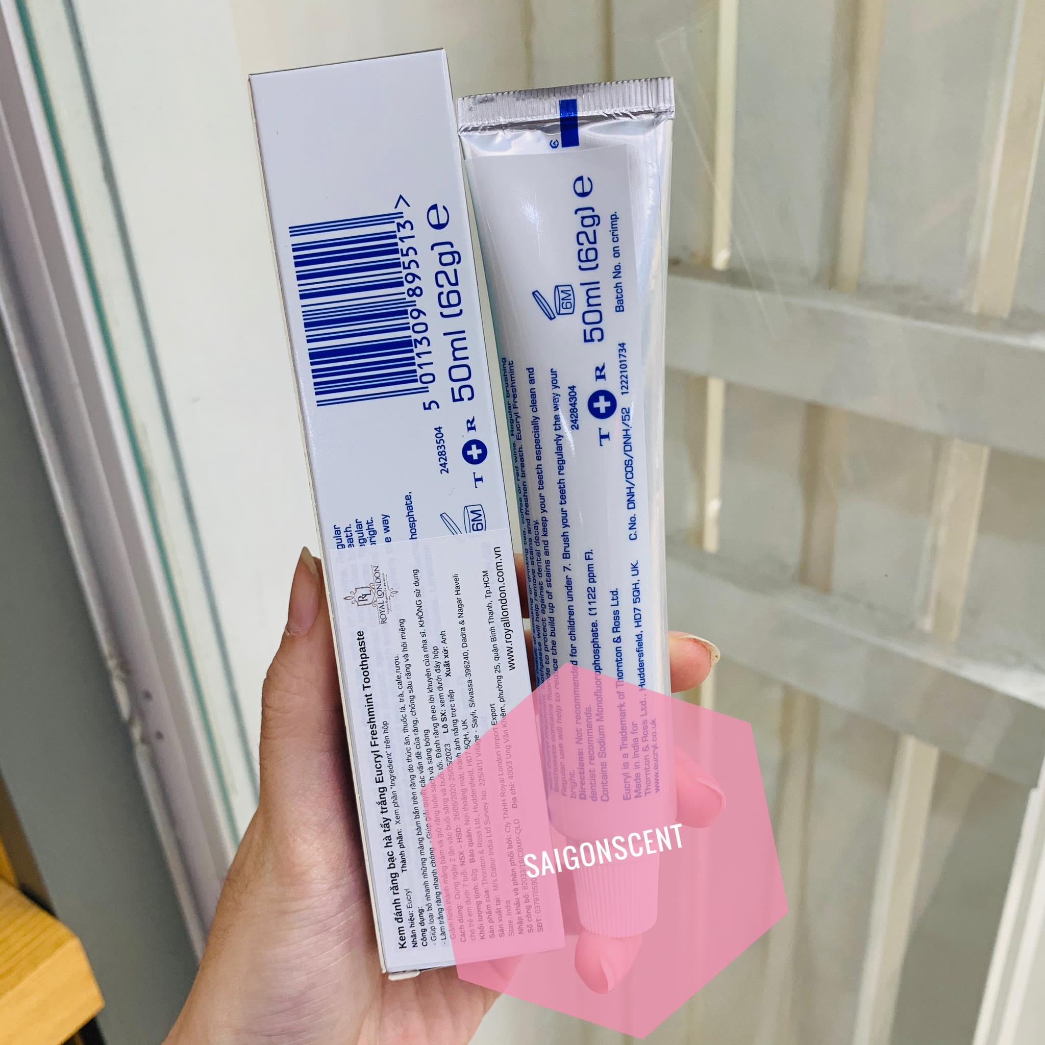 [HCM]Kem đánh răng Eucryl Toothpaste ( 50mL )