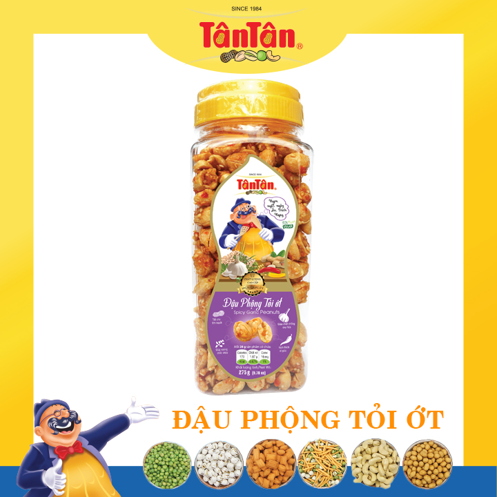 [Giá Sốc] Đậu phộng Tỏi Ớt Tân Tân hủ 260g