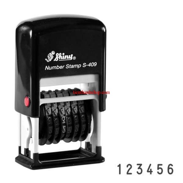 [HCM]Dấu 6 số xoay Shiny S-409 cao 4mm