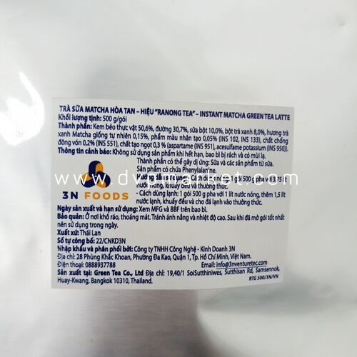 Bột Trà Sữa Thái Đỏ Ranong 500G