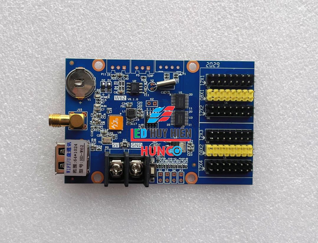 Card HD W62 (WIFI & USB) Module led 1 màu, 3 màu