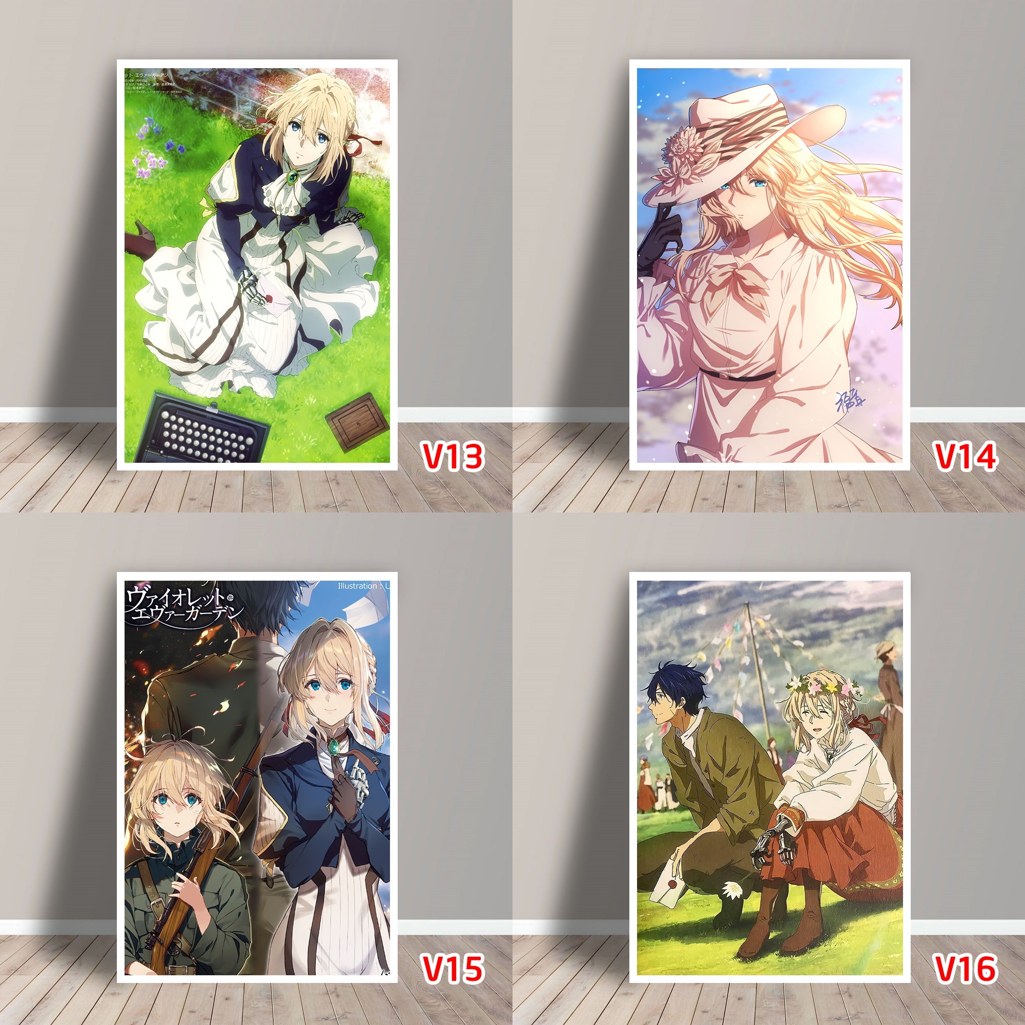Tấm Postcard Cao Cấp Anime Violet Evergarden (21cm x 15cm)