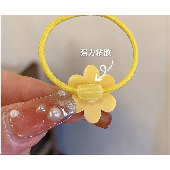 Sét túi đựng 20 chun cột tóc siêu xinh cho bé gái