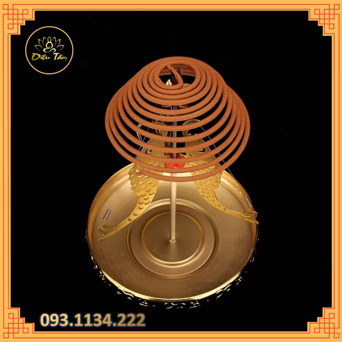 Cod ring incense burner incense burner