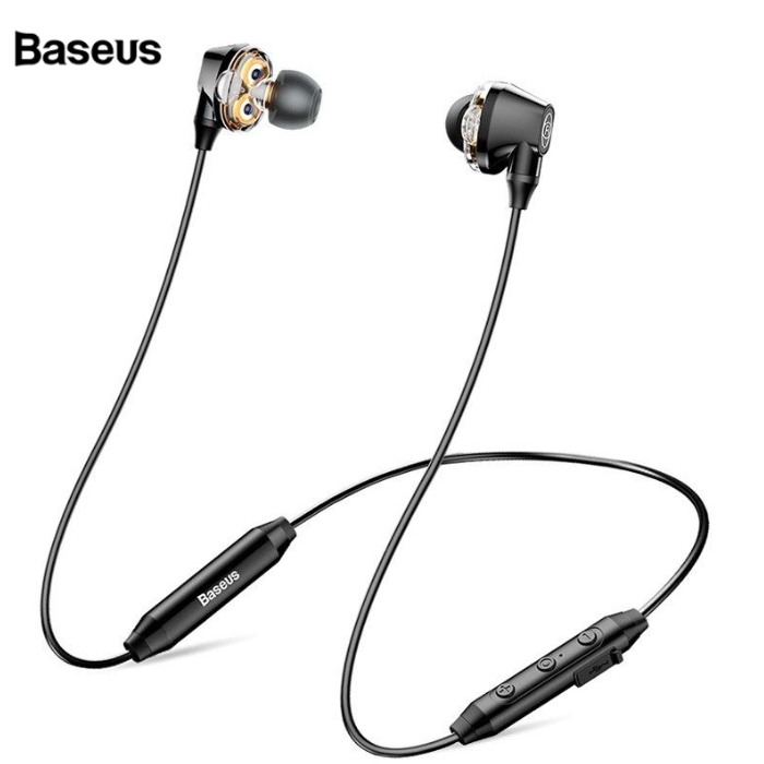 Wireless Bluetooth headset in base NGS10-01, water IP4x, Bluetooth 4.1 (black)