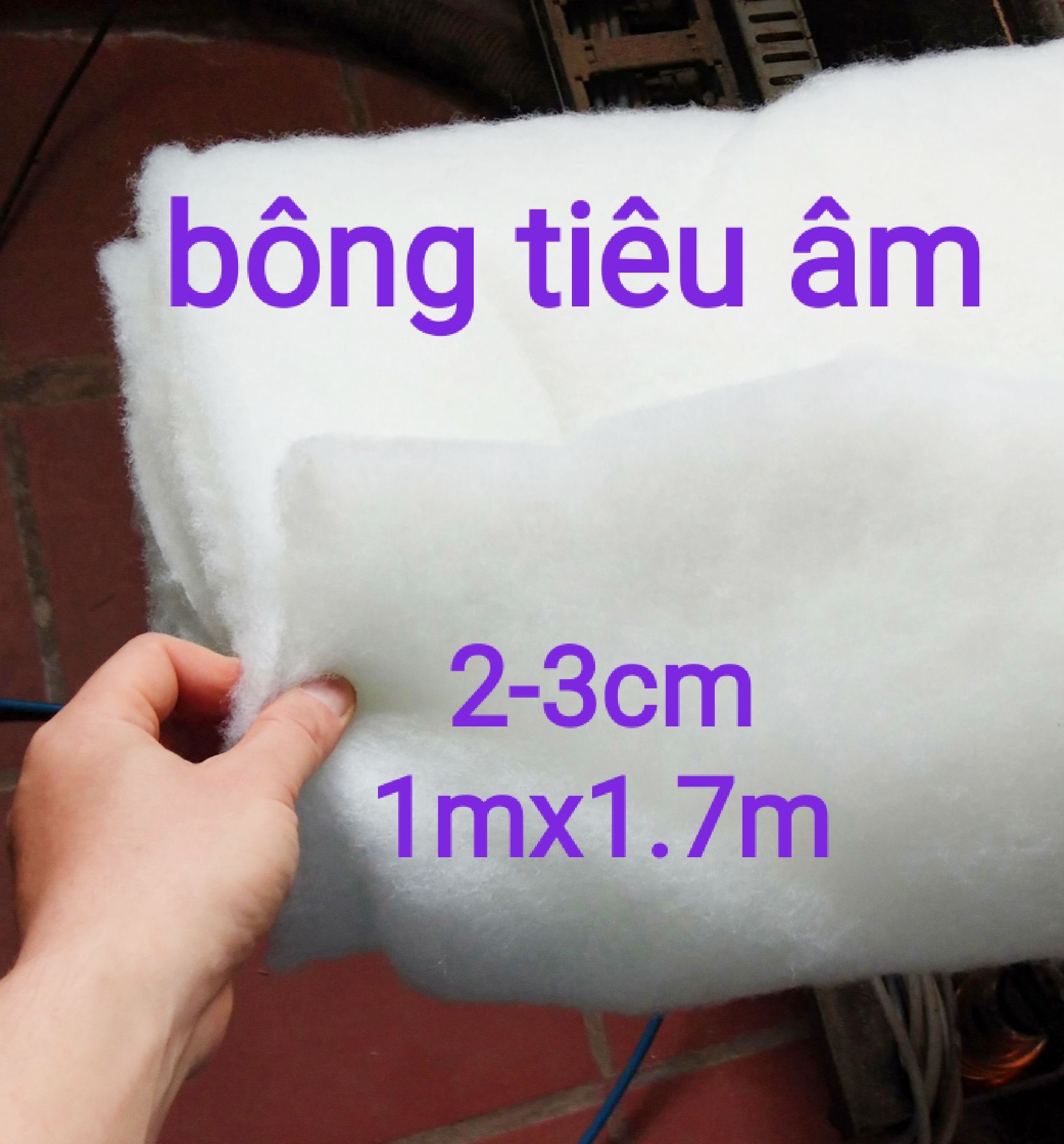 Bông tiêu âm kích thước 1m x 1.7m