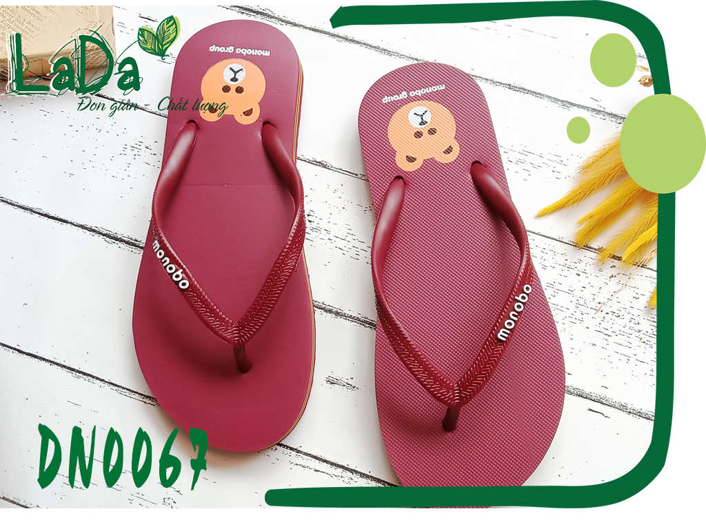Dép Lào Monobo Con Gấu Dễ Thương [Dn0067]