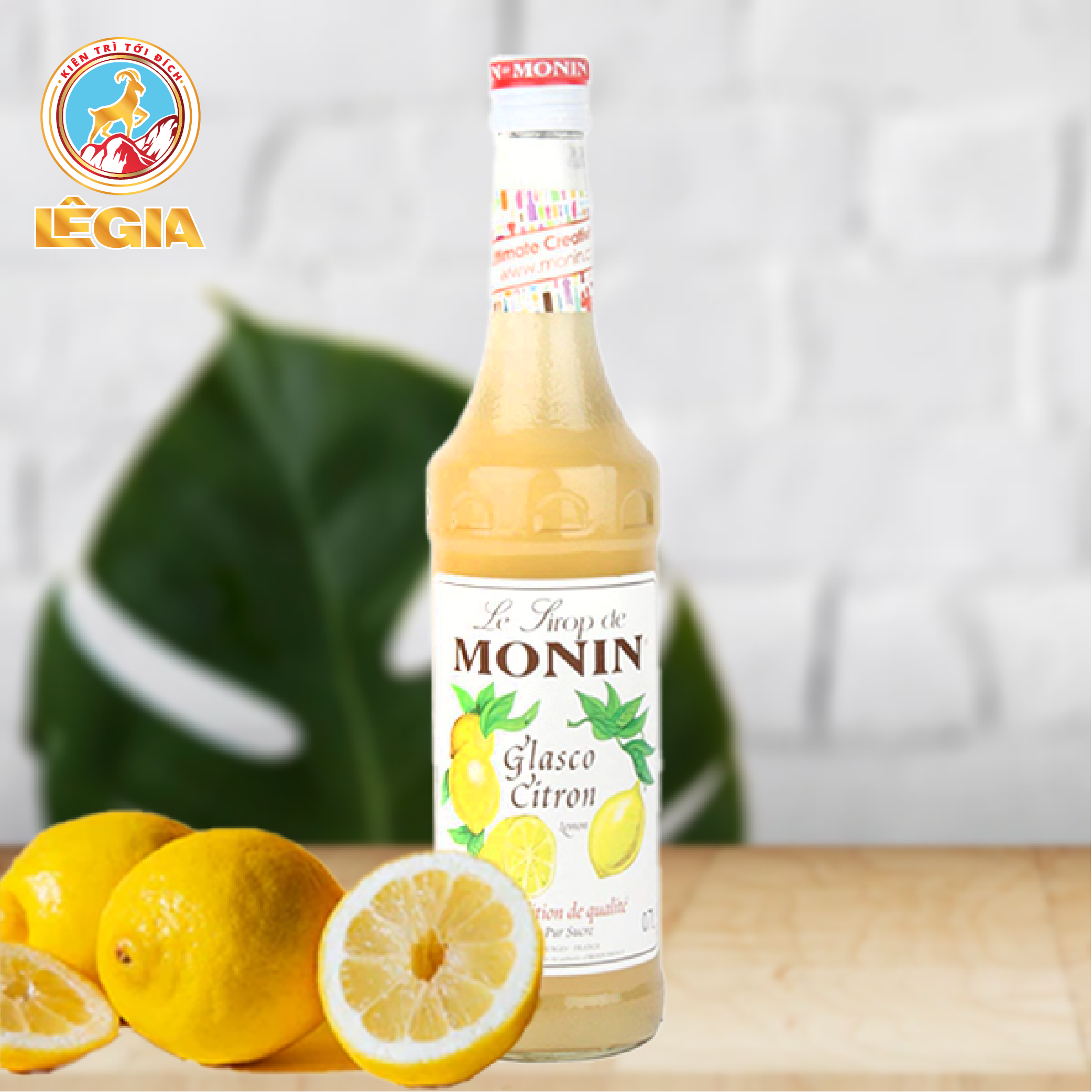 [HCM]SIRO MONIN CHANH VÀNG 700ML - MONIN LEMON GLASCO SYRUP