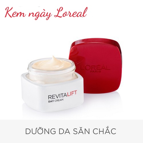 [HCM]Kem dưỡng da tươi trẻ ban ngày chống lão hóa LORÉAL Revitalift Day SPF35 PA++ 50ml