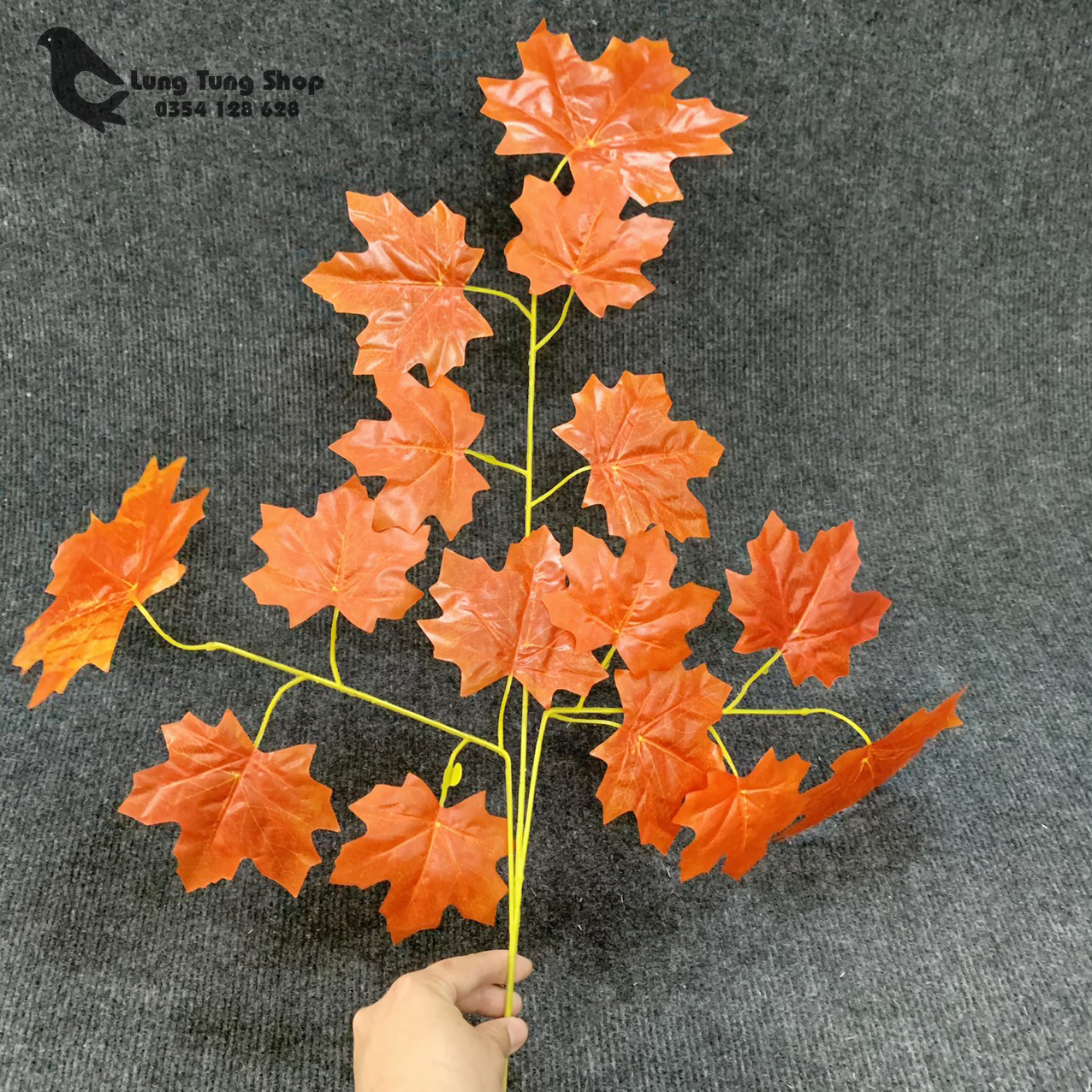 [HCM]Lá phong đỏ - Cành lớn dùng làm cây giả