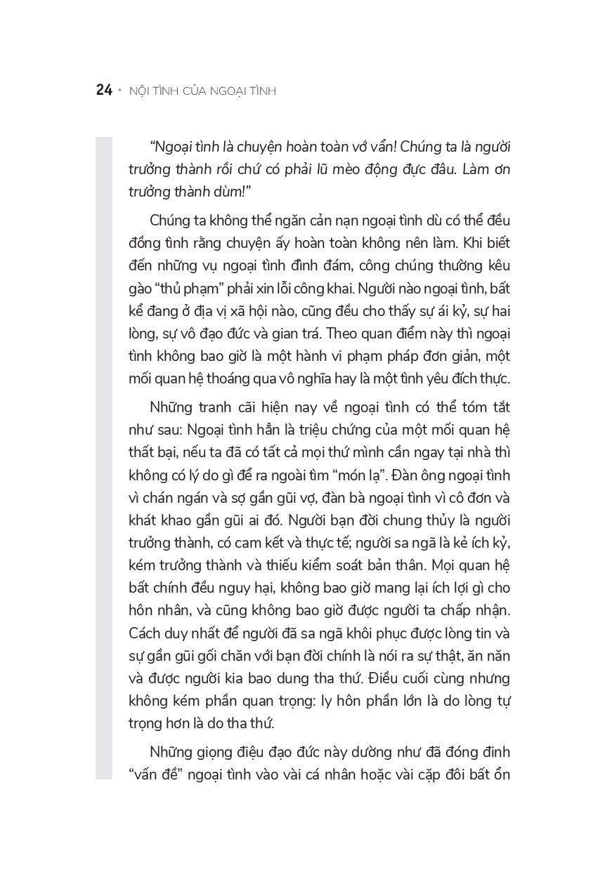 Sách Fahasa - Nội Tình Của Ngoại Tình