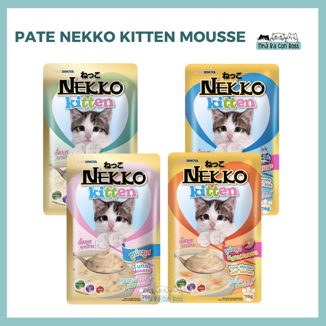[Combo 12 Gói] Pate Cho Mèo Nekko 70g