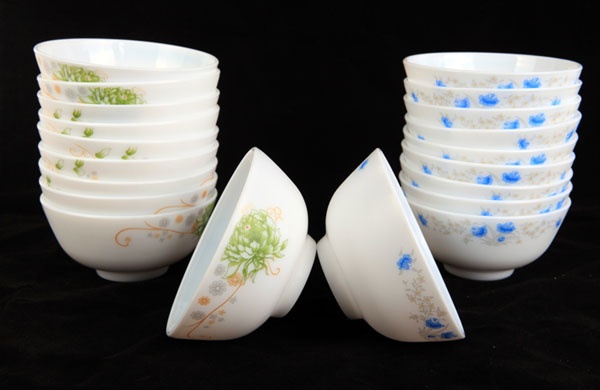 BỘ 10 CHÉN SỨ TRẮNG MEN CAO CẤP- BỘ CHÉN SỨ- CHÉN ĂN CƠM- TÔ