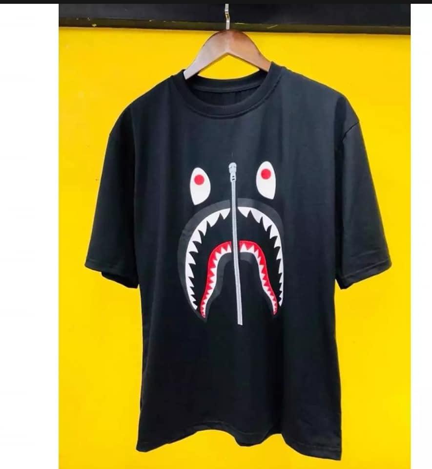 XẢ HÀNG - ĐỒNG GIÁ 19K Áo thun nữ form rộng in hình Cá Mập cá tính, vải dày mịn mát