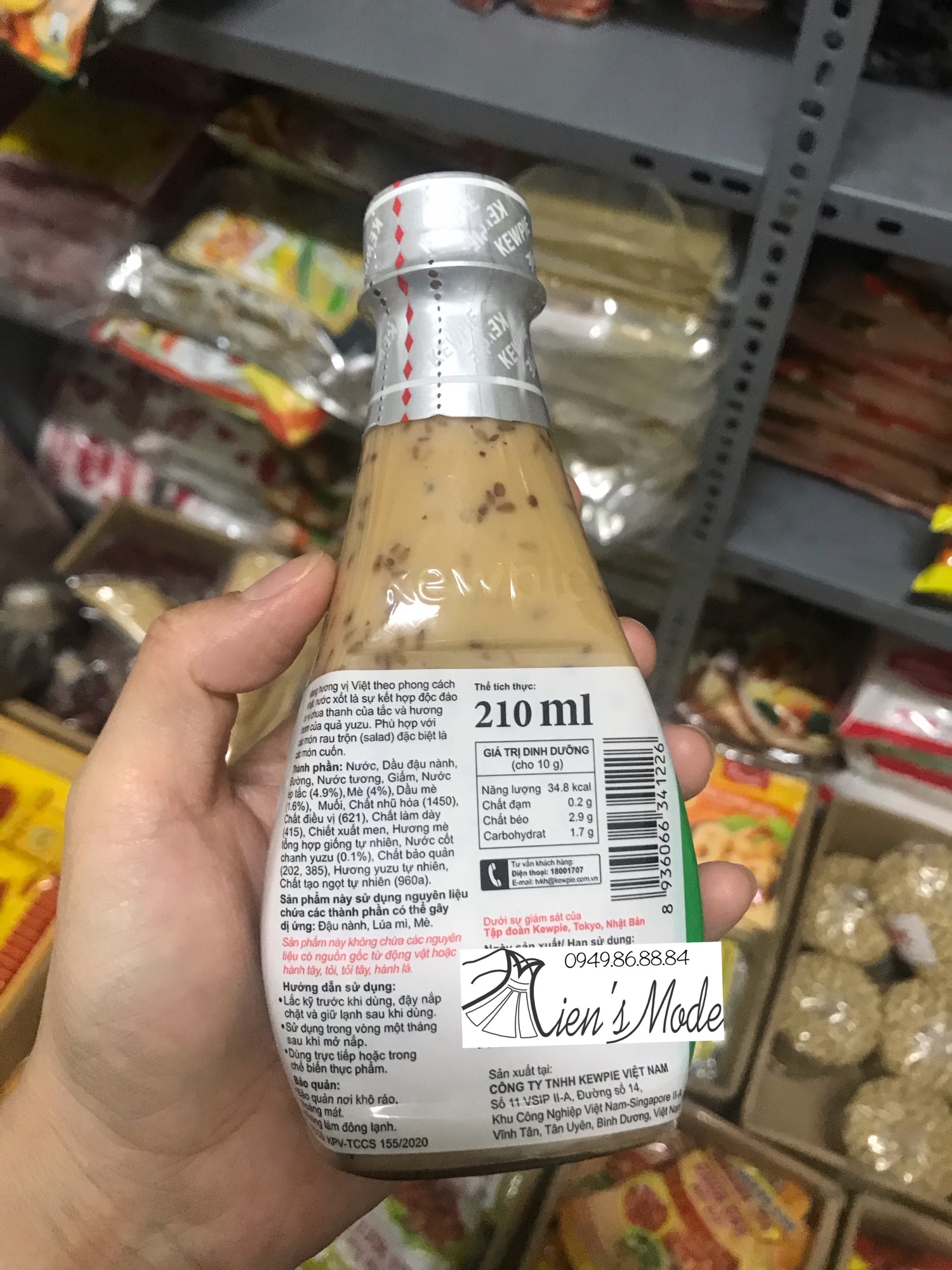 Nước sốt mè rang Nhật bản 210ml