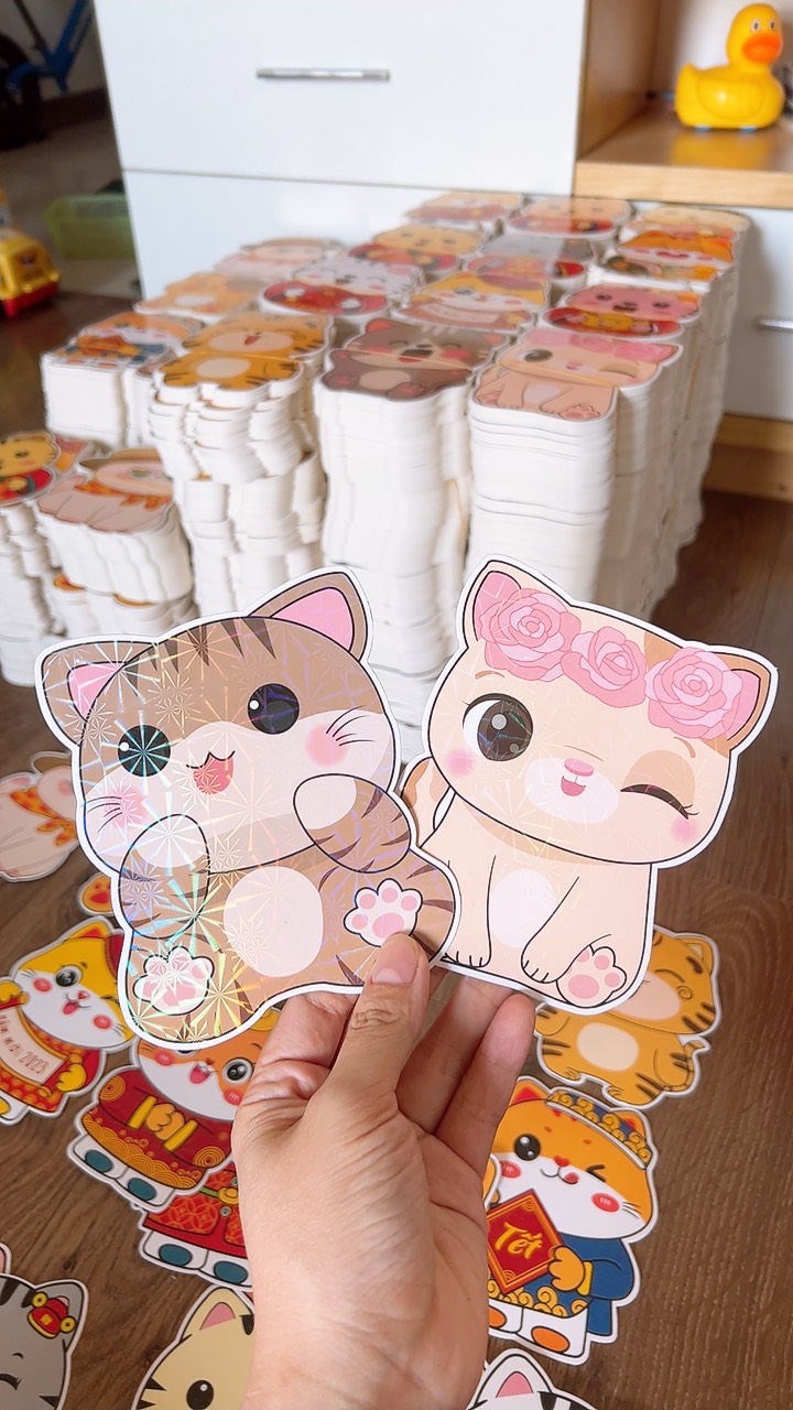 Combo 10 bao lì xì hoạt hình chibi 2024