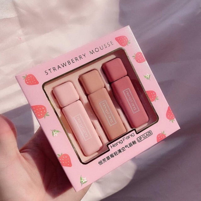 Set 3 Cây Son Kem Lì Hengfang